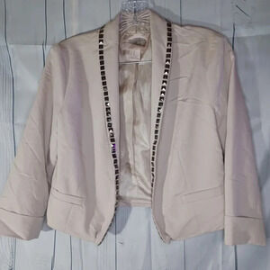 Love 21 open front contemporary WorkWear cropped jacket
